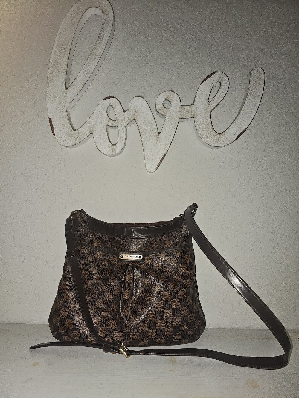 Louis Vuitton Brown Damier Crossbody Shoulder Bag